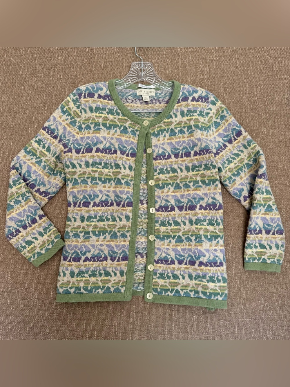 Vintage 100% cotton cardigan